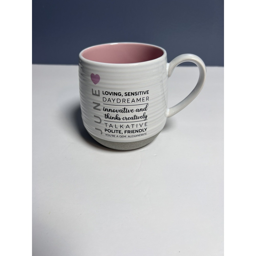 Pavilion June Stoneware Coffee Mug, Astrology Gift, Purple - Picture 2 of 8